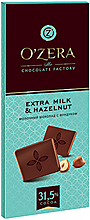Шоколад молочный Extra milk & Hazelnut «OZera», 90 г