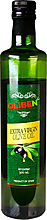 Масло оливковое Extra virgin olive oil «OLIBEN», 496 г, 500 мл