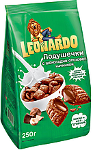 Готовый завтрак «Подушечки с шоколадно-ореховой начинкой» «Leonardo», 250 г