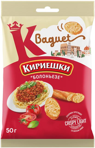 Cухарики со вкусом болоньезе «Кириешки Baguet», 50 г Cухарики со вкусом болоньезе «Кириешки Baguet», 50 г
