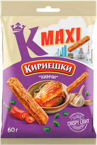 Cухарики со вкусом кимчи «Кириешки Maxi», 60 г Cухарики со вкусом кимчи «Кириешки Maxi», 60 г