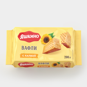 Вафли «С халвой» «Яшкино», 200 г Вафли «С халвой» «Яшкино», 200 г