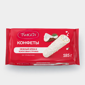 Конфеты с кокосом «Twiggy», 185 г Конфеты с кокосом «Twiggy», 185 г
