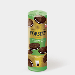 Печенье-сэндвич с шоколадно-сливочным вкусом «Forsite», 220 г Печенье-сэндвич с шоколадно-сливочным вкусом «Forsite», 220 г