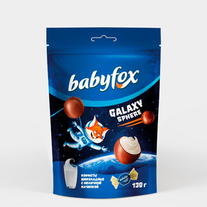Конфеты шоколадные Galaxy sphere «BabyFox», 130 г Конфеты шоколадные Galaxy sphere «BabyFox», 130 г