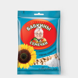 Семечки жареные, солёные, очищенные «Бабкины семечки», 100 г