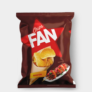 Чипсы со вкусом шашлыка «Fan», 65 г Чипсы со вкусом шашлыка «Fan», 65 г