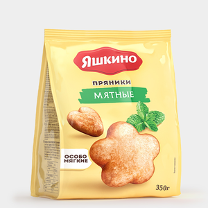 Пряники «Мятные» «Яшкино», 350 г Пряники «Мятные» «Яшкино», 350 г