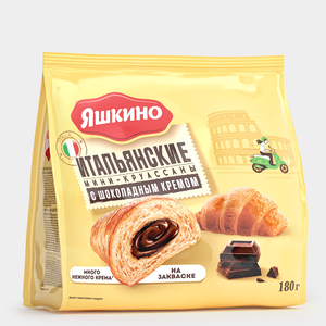 Мини-круассаны с шоколадным кремом «Яшкино», 180 г