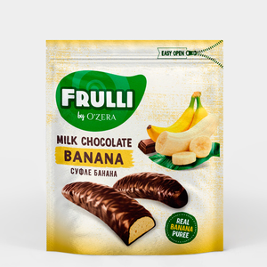 Конфеты Frulli суфле банана в шоколаде «O'Zera», 125 г Конфеты Frulli суфле банана в шоколаде «O'Zera», 125 г
