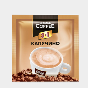 Напиток кофейный  3 в 1 Капучино «Bridge Coffee», 20 г