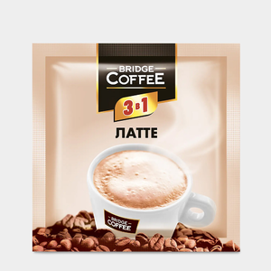 Напиток кофейный 3 в 1 Латте «Bridge Coffee», 20 г