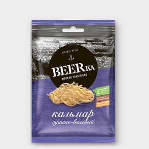 Кальмар сушёно-вяленый «Beerka», 18 г Кальмар сушёно-вяленый «Beerka», 18 г