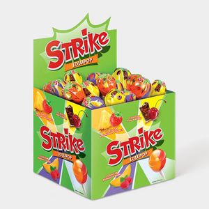 Карамель на палочке с двойными вкусами «Strike», 11,3 г