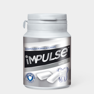 Жевательная резинка WHITE «Impulse ICE», 56 г Жевательная резинка WHITE «Impulse ICE», 56 г