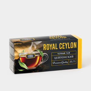 Чай Royal Ceylon черный цейлонский отборный, 25 пакетиков «ETRE», 50 г
