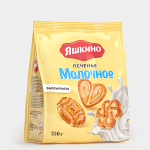 Печенье «Молочное» «Яшкино», 250 г Печенье «Молочное» «Яшкино», 250 г