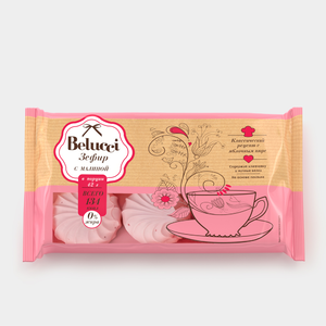 Зефир с малиной «Belucci», 250 г Зефир с малиной «Belucci», 250 г