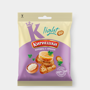 Сухарики со вкусом  «Холодец с хреном» «Кириешки Light», 33 г