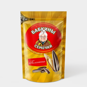 Семечки полосатые, жареные «Бабкины семечки», 240 г