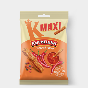 Сухарики со вкусом сладкого чили «Кириешки Maxi», 60 г Сухарики со вкусом сладкого чили «Кириешки Maxi», 60 г