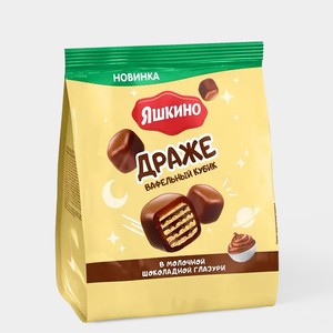 Драже вафля в молочно-шоколадной глазури, 180 г