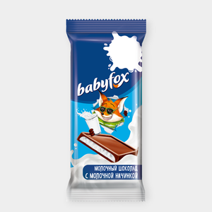 Молочный шоколад «BabyFox», 24 г Молочный шоколад «BabyFox», 24 г