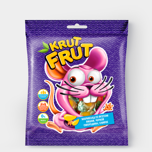 Мармелад жевательный в форме мышек «KrutFrut», 100 г Мармелад жевательный в форме мышек «KrutFrut», 100 г