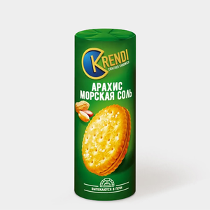 Крекер-сэндвич Peanut&sea salt «Krendi», 170 г