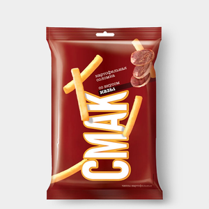 Картофельная соломка со вкусом казы «СМАК», 60 г