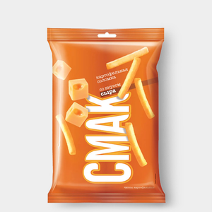Картофельная соломка со вкусом сыра «СМАК», 60 г
