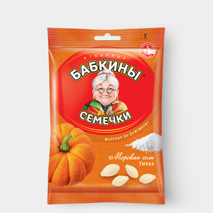Семечки тыквы отборные, жареные, с морской солью «Бабкины семечки», 150 г