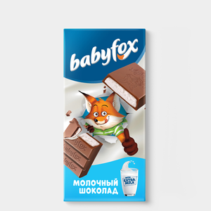 Молочный шоколад «BabyFox», 90 г Молочный шоколад «BabyFox», 90 г