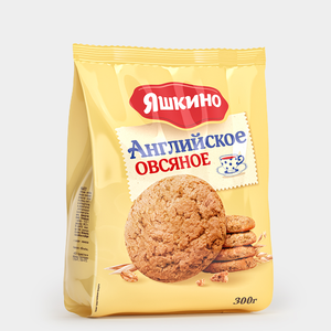 Печенье «Английское» овсяное «Яшкино», 300 г Печенье «Английское» овсяное «Яшкино», 300 г