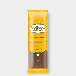 Макаронные изделия «Спагетти», цельнозерновые «Bottega del Sole», 500 г