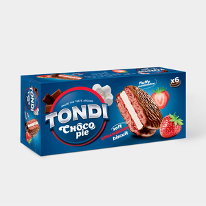 Choco Pie клубничный «Tondi», 180 г