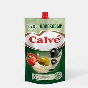 Майонез «Оливковый» 67% «Calve», 400 г Майонез «Оливковый» 67% «Calve», 400 г