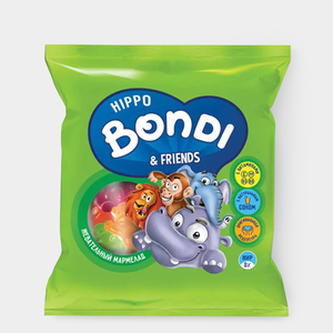 Мармелад жевательный с соком ягод и фруктов «HIPPO BONDI & FRIENDS», 30 г Мармелад жевательный с соком ягод и фруктов «HIPPO BONDI & FRIENDS», 30 г