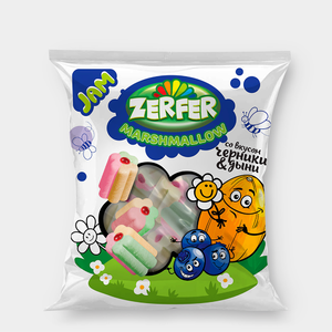 Маршмеллоу Jam со вкусом черники & дыни «Zerfer», 90 г Маршмеллоу Jam со вкусом черники & дыни «Zerfer», 90 г