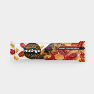Батончик с арахисом и мармеладом «Nut&Go», 42 г