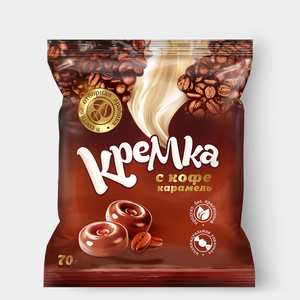 Карамель «Кремка» с кофе, 70 г Карамель «Кремка» с кофе, 70 г