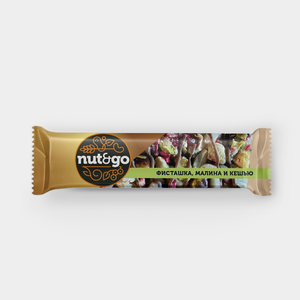 Батончик  «Фисташка, малина и кешью» «Nut&Go», 28 г