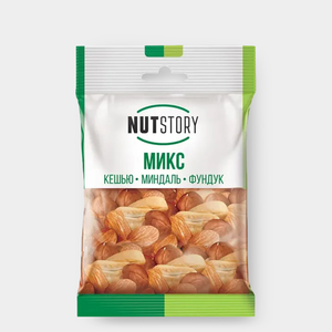 Кешью, миндаль, фундук «NutStory», 34 г Кешью, миндаль, фундук «NutStory», 34 г