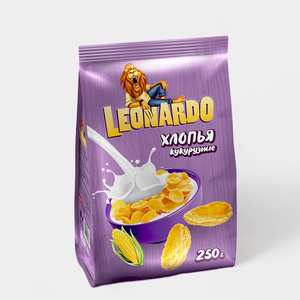 Хлопья кукурузные «Leonardo», 250 г Хлопья кукурузные «Leonardo», 250 г