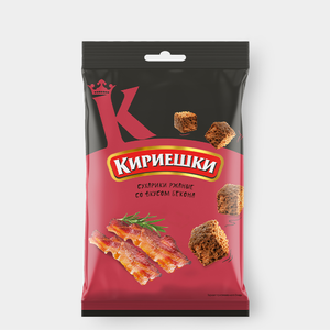Сухарики со вкусом бекона «Кириешки», 100 г Сухарики со вкусом бекона «Кириешки», 100 г