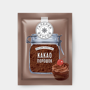 Какао-порошок «Галерея вкусов», 100 г Какао-порошок «Галерея вкусов», 100 г