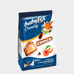 Конфеты вафельные Creamy Choco «BabyFox», 100 г Конфеты вафельные Creamy Choco «BabyFox», 100 г