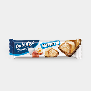 Вафельный батончик Creamy White «BabyFox», 18,2 г