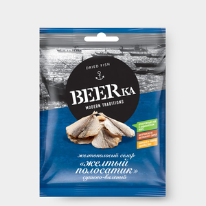 Жёлтый полосатик сушёно-вяленый «Beerka», 25 г Жёлтый полосатик сушёно-вяленый «Beerka», 25 г