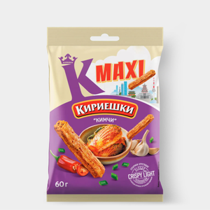 Cухарики со вкусом кимчи «Кириешки Maxi», 60 г Cухарики со вкусом кимчи «Кириешки Maxi», 60 г